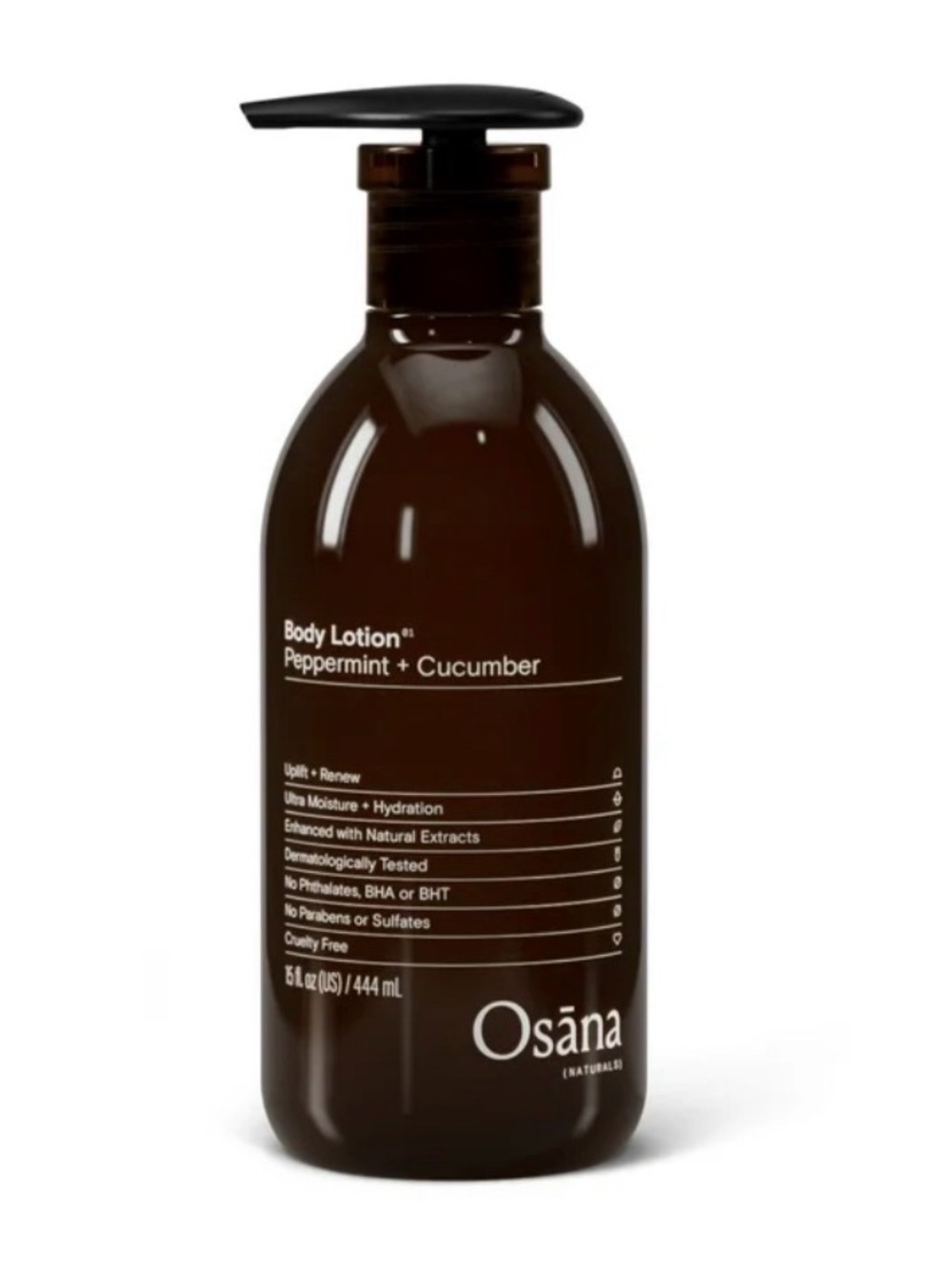 Osana Peppermint +Cucumber Body Lotion Ultra Moisture Natural Extract Renew NEW